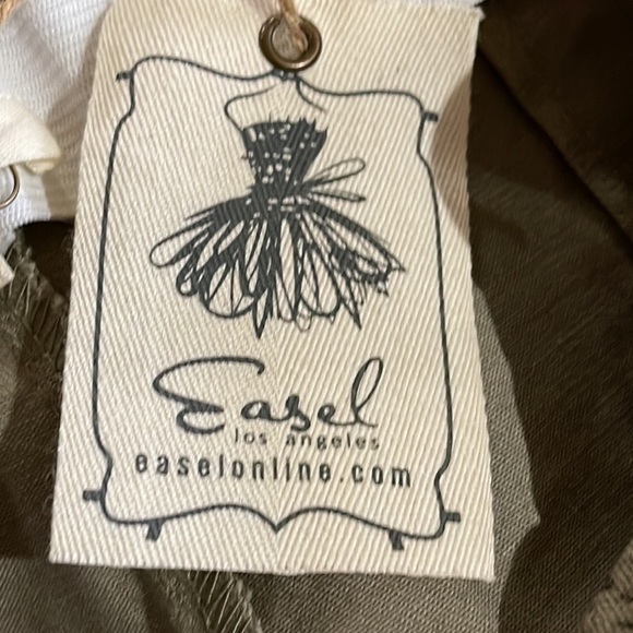 Easel Khaki Snakeskin Print Leggings - NWT - Picture 6 of 6